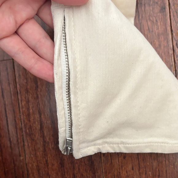 NWT LOFT Cream Corduroy Skinny Pants - Picture 5 of 5